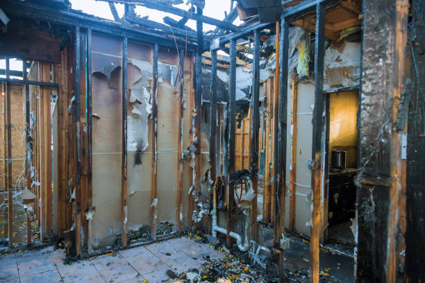 Professional Fire Damage Assessment technician working in Bedford, OH